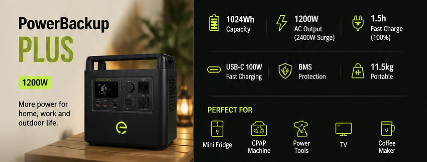 eMallorca 2000 Plus portable power station
